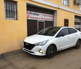 Установка ГБО на Hyundai Solaris