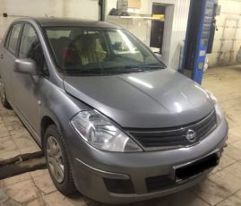 Установка ГБО на Nissan Tiida